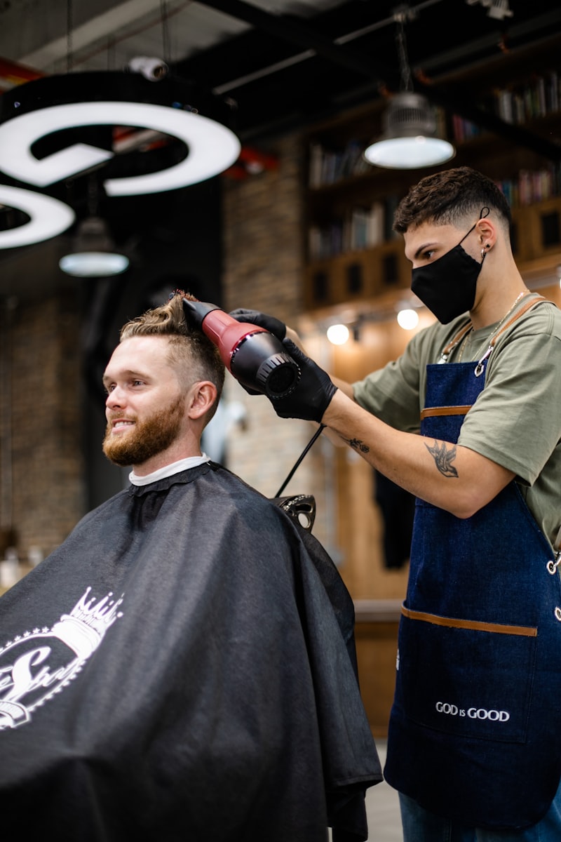 Haarschnitt im Salon